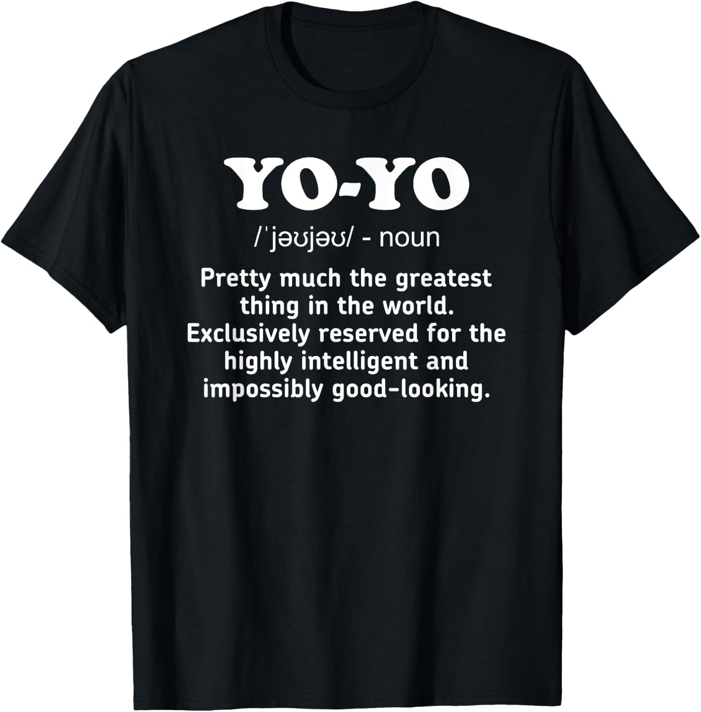 Yo-yo Funny Definition yo-yo Enthusiast Shirts T-Shirt - T-Shirt | Black