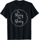 My Story His Glory Christian Sport Quote Worship Preachers T-Shirt - T-Shirt | Black