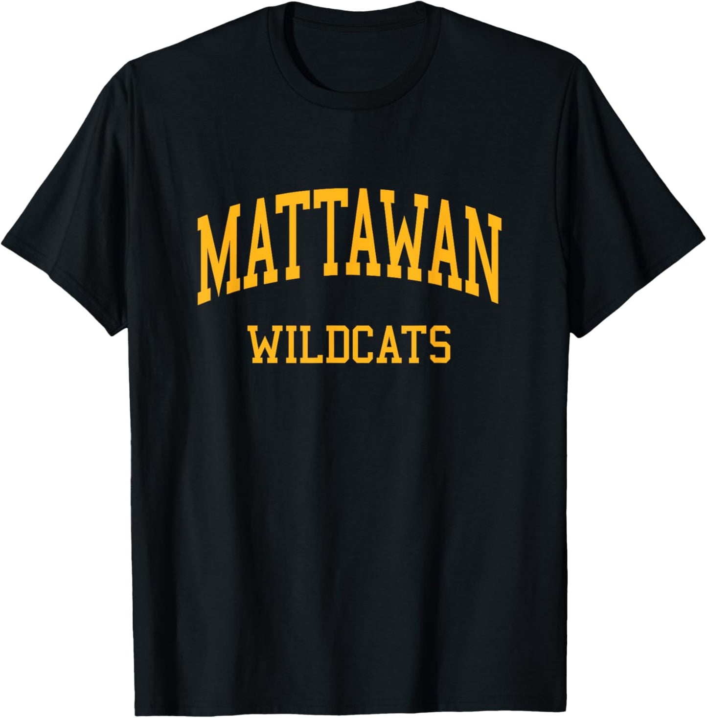 Mattawan High School HS Mattawan MI Retro Sports T-Shirt - T-Shirt | Black