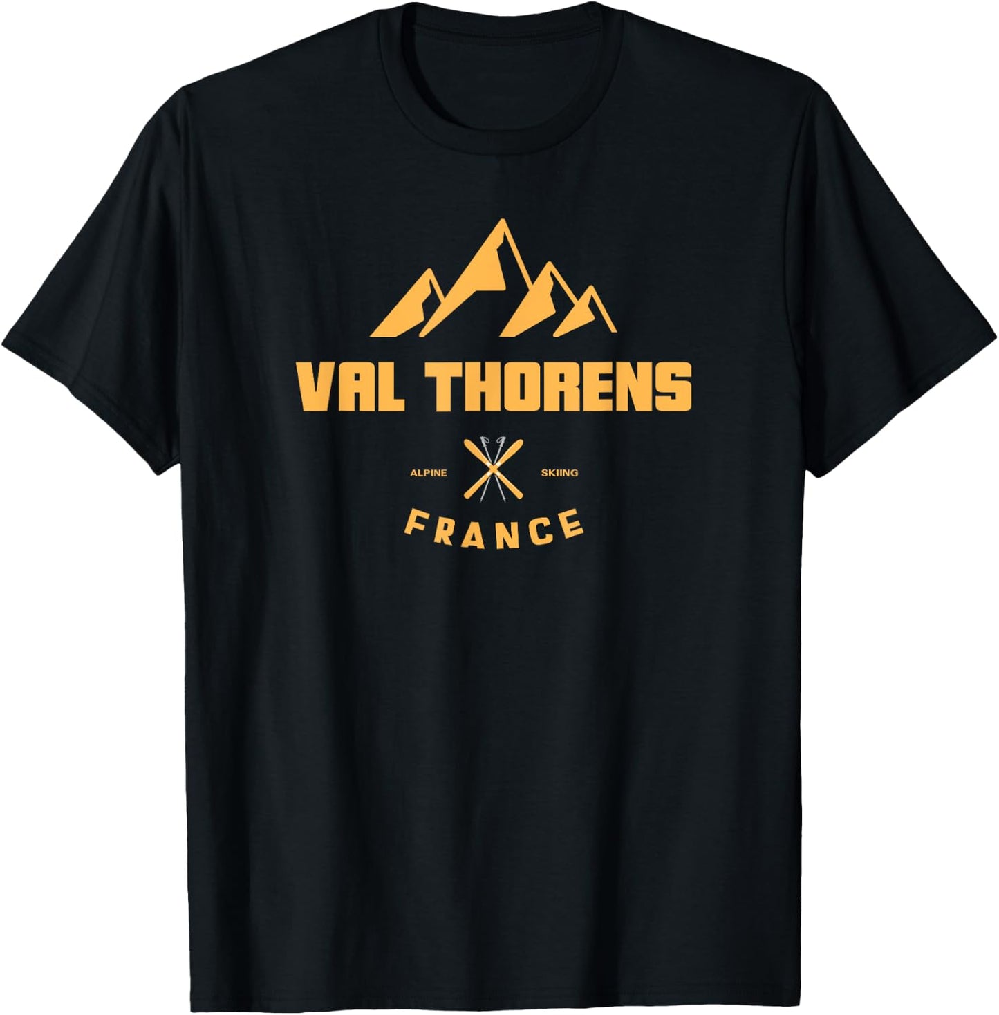 Val Thorens France T-Shirt - T-Shirt | Black