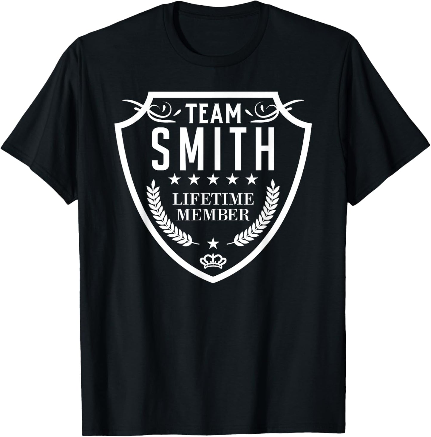 Team Smith Lifetime Member Matching Family Crew Shirt T-Shirt - T-Shirt | Black