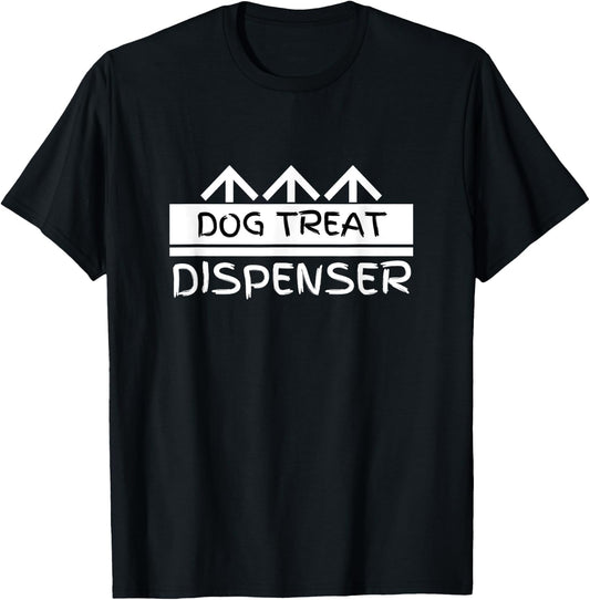 Dog Treat Dispenser - Funny Men Women Girls Kids T-Shirt - T-Shirt | Black