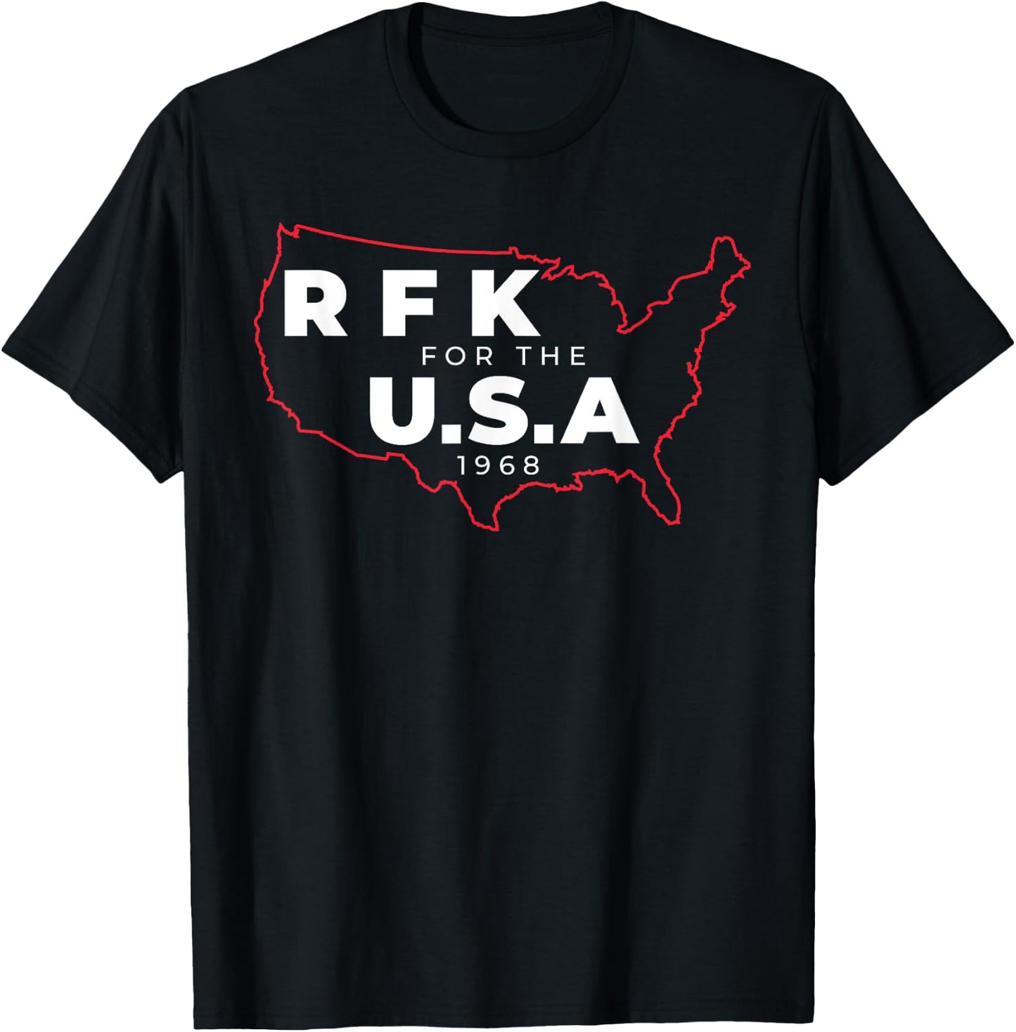 RFK Campaign Shirt Robert F Bobby Kennedy T-Shirt - T-Shirt | Black