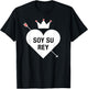 Para Parejas San Valentin Su Soy Rey Shirt T-Shirt - T-Shirt | Black
