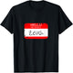 Hello My name is Zeus Funny Halloween Greek Gods T-Shirt - T-Shirt | Black