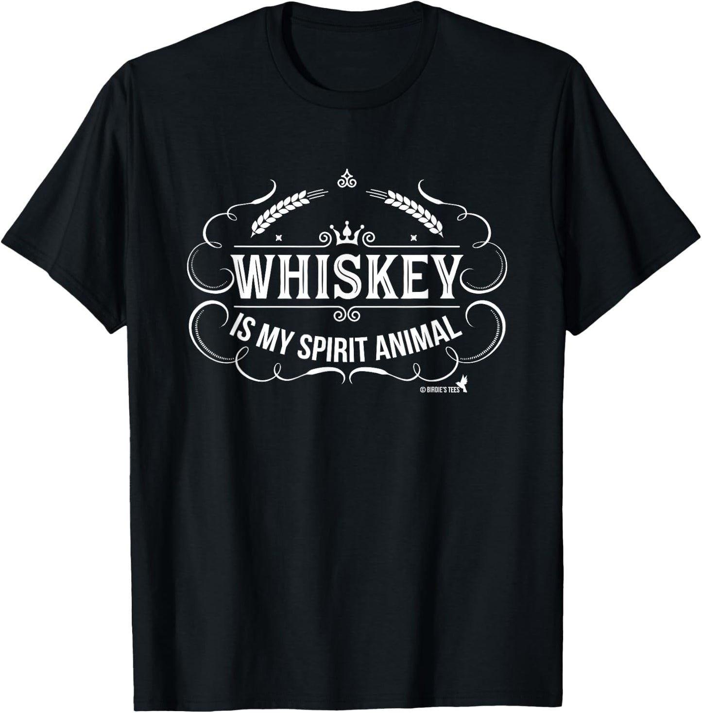 Whiskey is my Spirit Animal T-Shirt - T-Shirt | Black