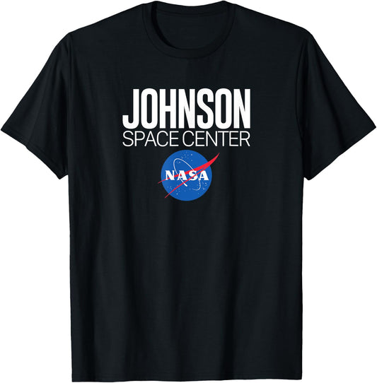 Johnson Space Center Houston 2 - NASA Space T-Shirt - T-Shirt | Black