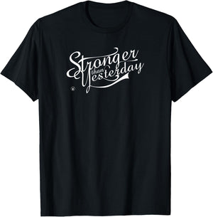 STRONGER THAN YESTERDAY C780 Gym Rabbit Workout MMA T-Shirt - T-Shirt | Black