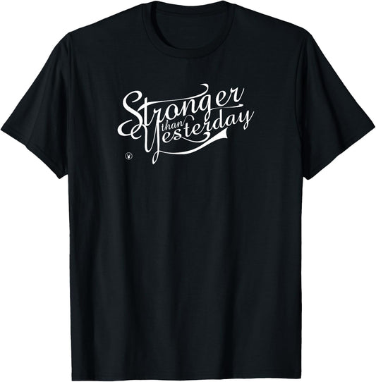 STRONGER THAN YESTERDAY C780 Gym Rabbit Workout MMA T-Shirt - T-Shirt | Black