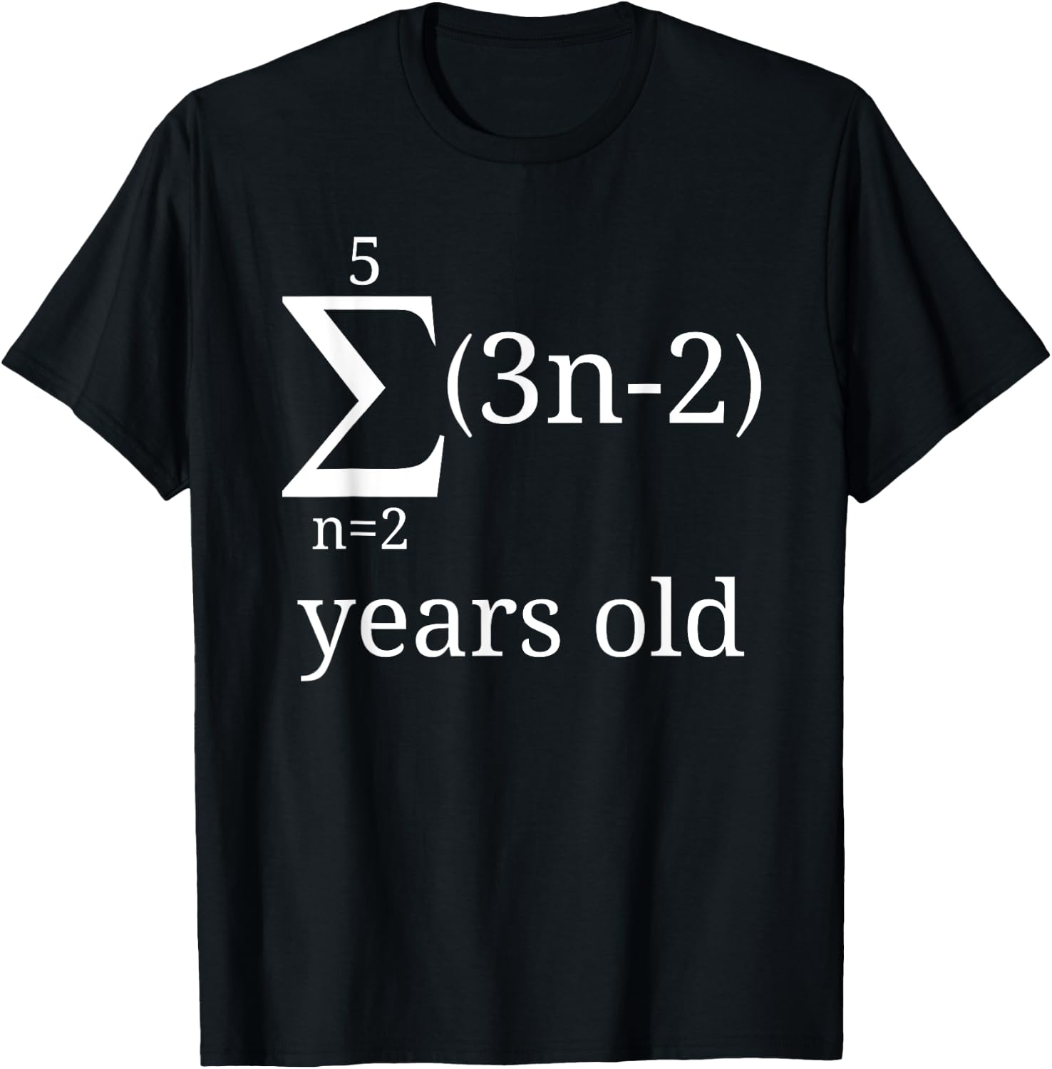 Funny Geeky Math Shirt-34th Birthday 34 Years Old Math Lover T-Shirt - T-Shirt | Black