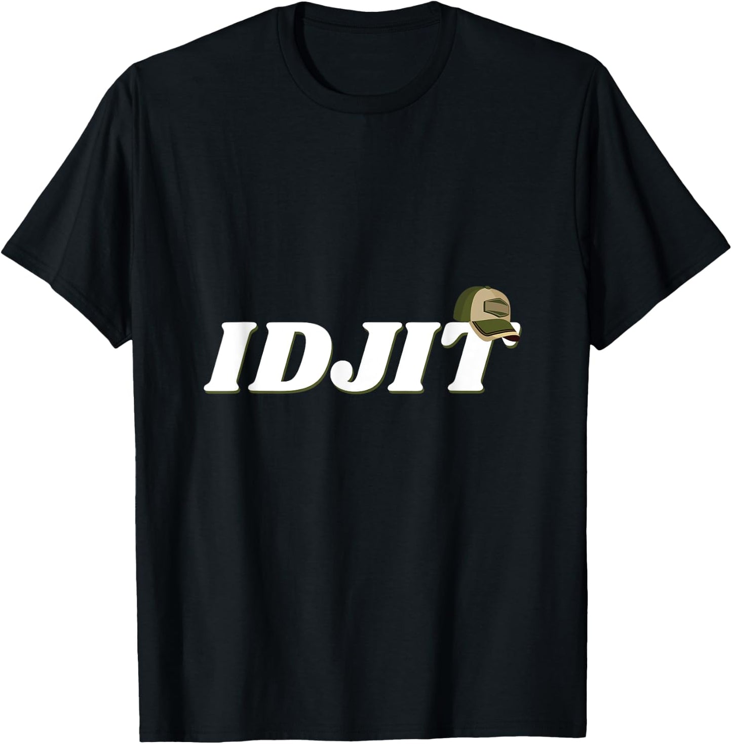 Idjit SPN Bobby Saying T-Shirt - T-Shirt | Black