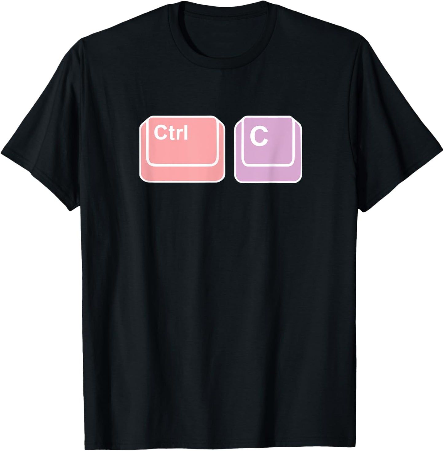 Hilarious Ctrl-C Computer Geek Gift T-Shirt - T-Shirt | Black