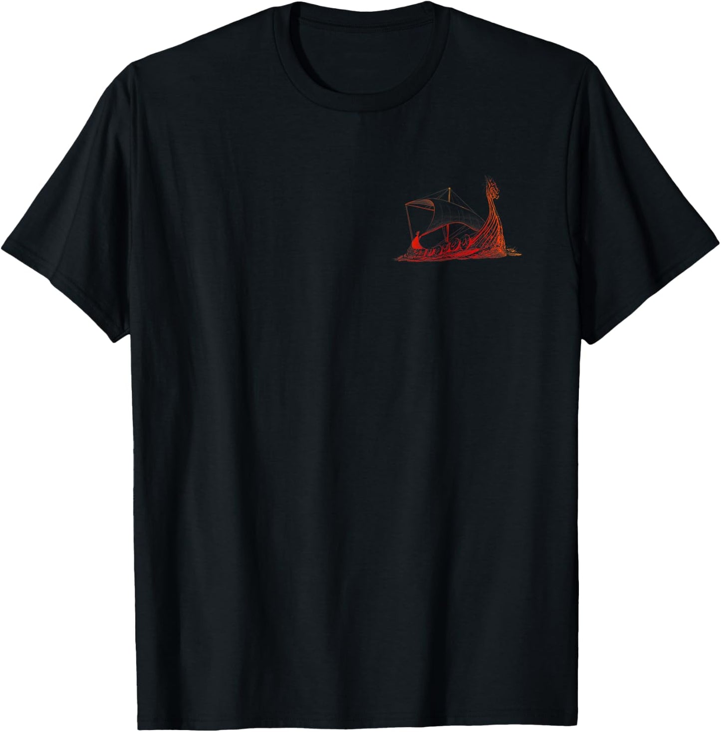 Viking World Tour Norse History Masculine Alpha Men Nordic T-Shirt - T-Shirt | Black