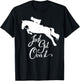 Just Get Over It | Hunter Jumper Horse Show T-Shirt - T-Shirt | Black