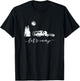 Let's Camp Shirt Camping Camper 5th Wheel RV Vacation Gift T-Shirt - T-Shirt | Black