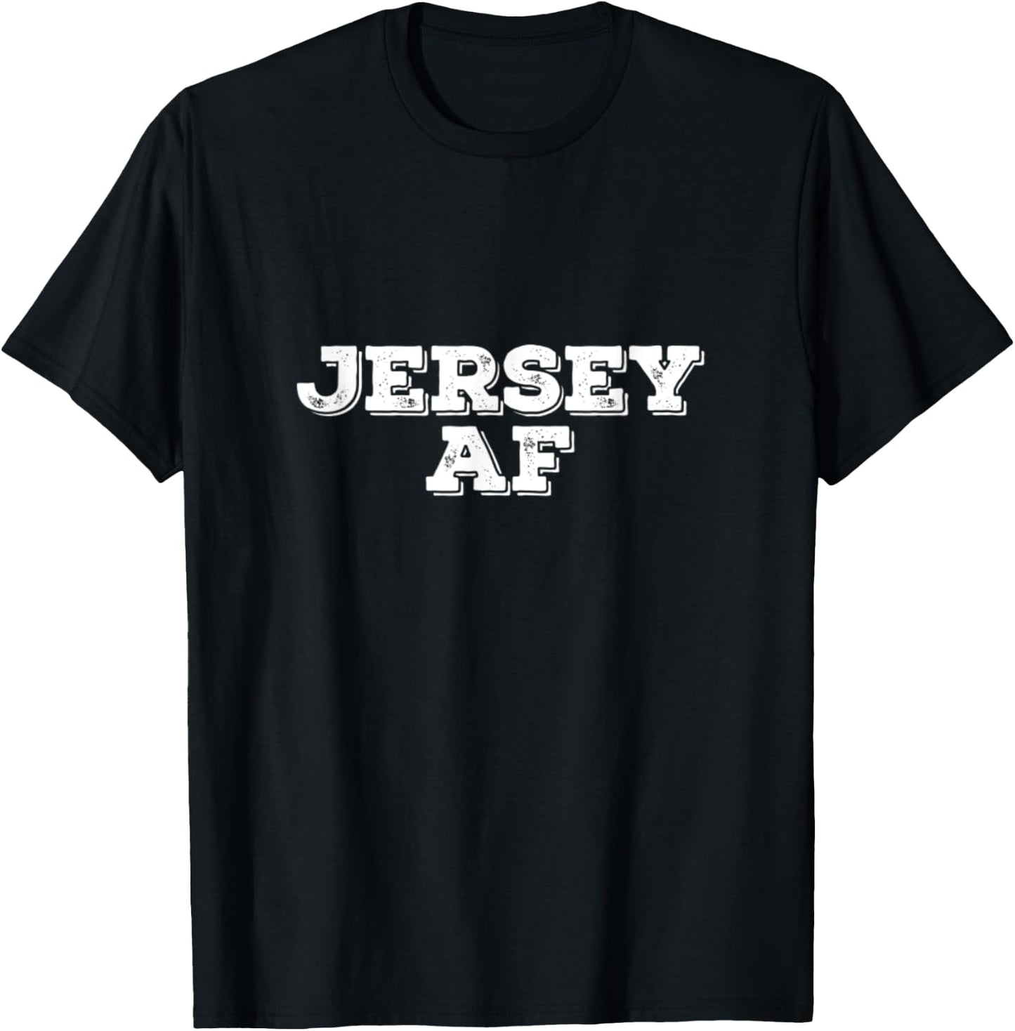 Jersey AF Funny Shore Shirt T-Shirt - T-Shirt | Black