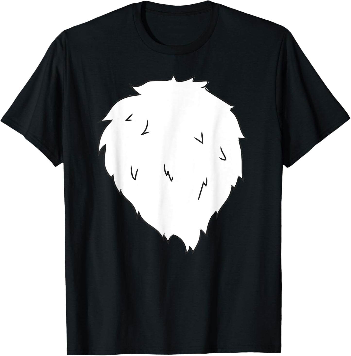 Fox Costume Cute Fox Belly Halloween Costume Shirt T-Shirt - T-Shirt | Black