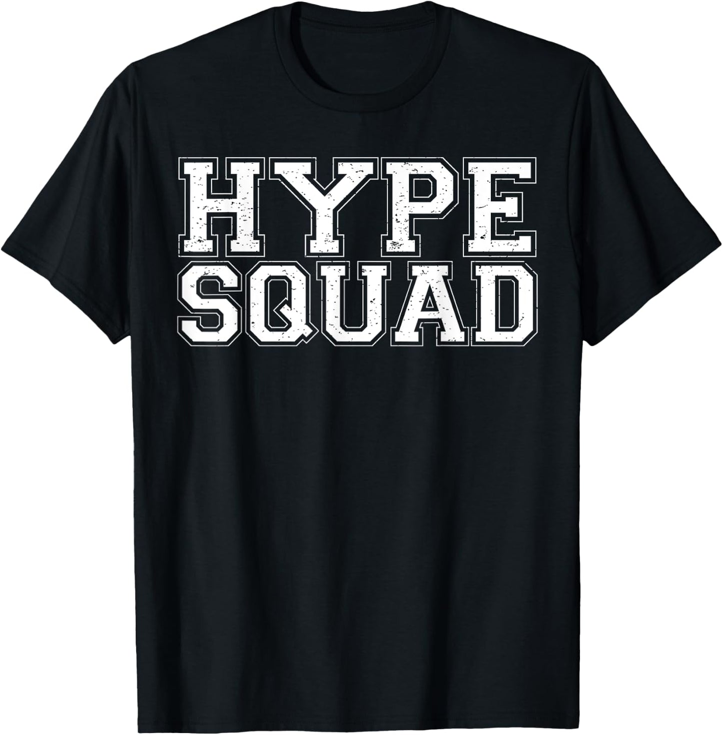 Hype Squad sports game day tailgate fan shirt T-Shirt - T-Shirt | Black