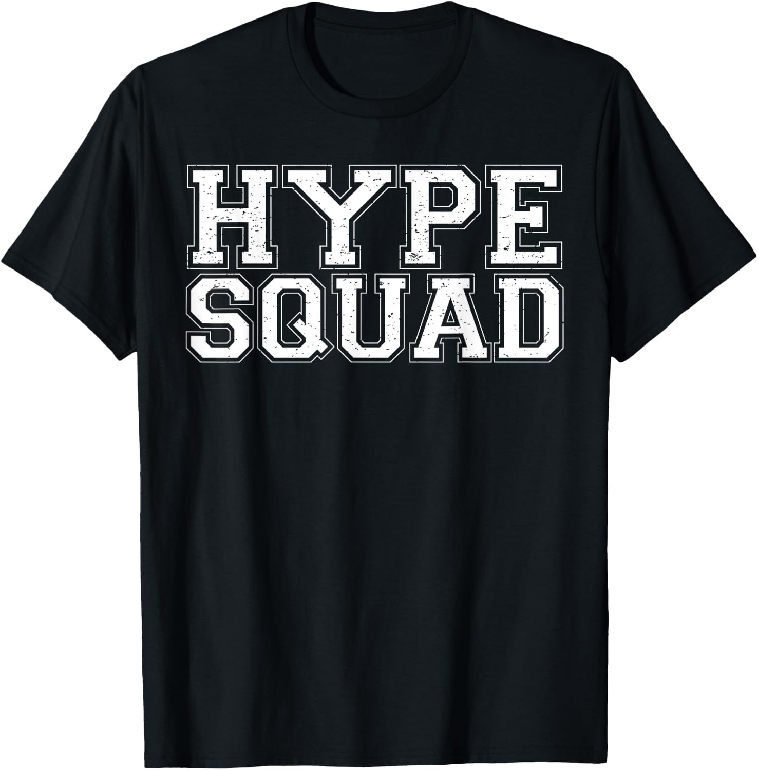 Hype Squad sports game day tailgate fan shirt T-Shirt - T-Shirt | Black