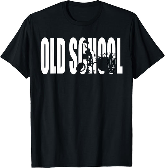 Old School Strength - Deadlift T-Shirt - T-Shirt | Black