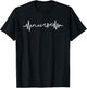 Nurse Heartbeat Nursery Nursring T-Shirt - T-Shirt | Black