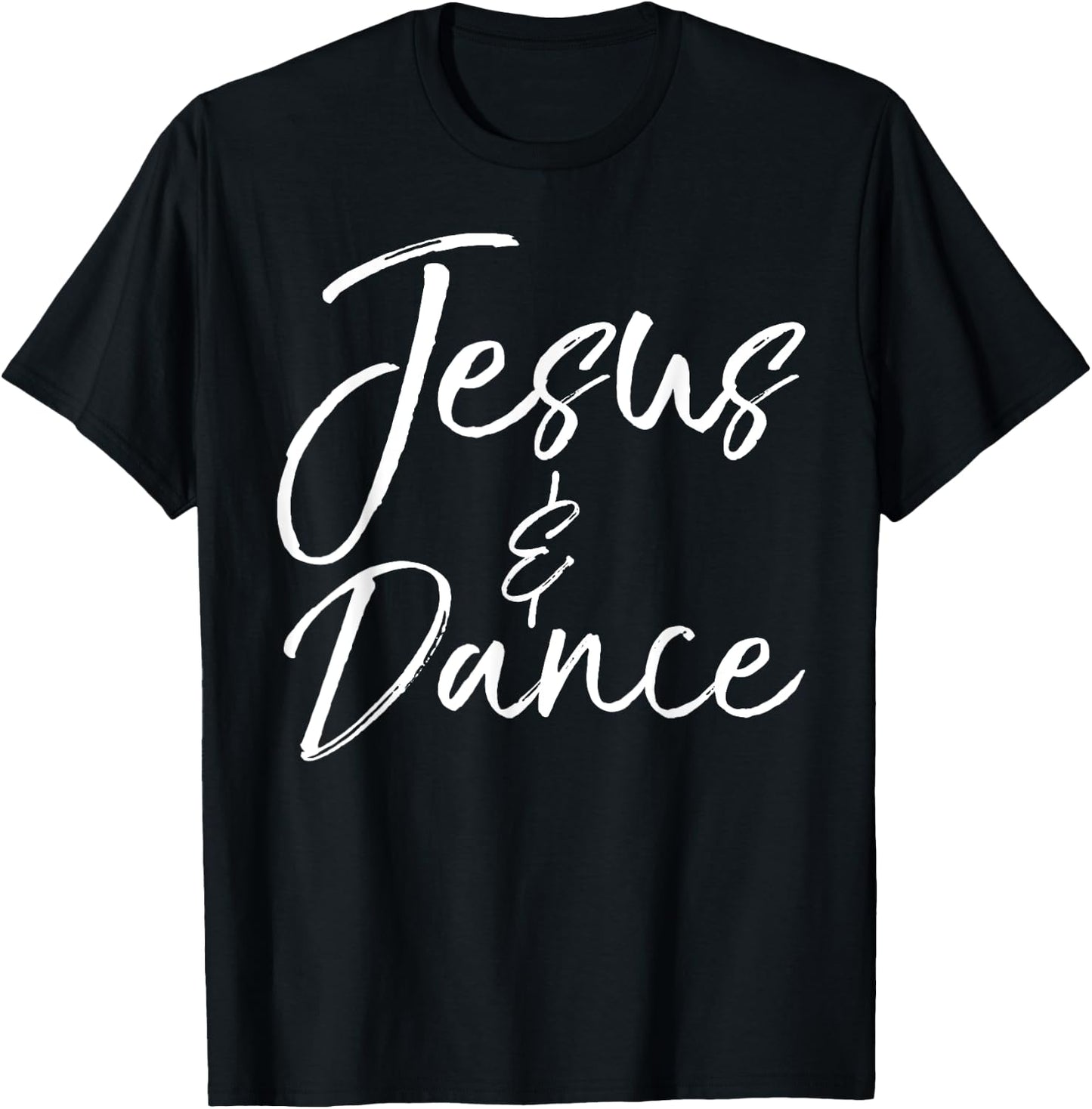 Live Love Dance Ballet Design Studio Cute Christian Dancer Gift Teen Girls Fun Jesus & Dance T-Shirt - T-Shirt | Black
