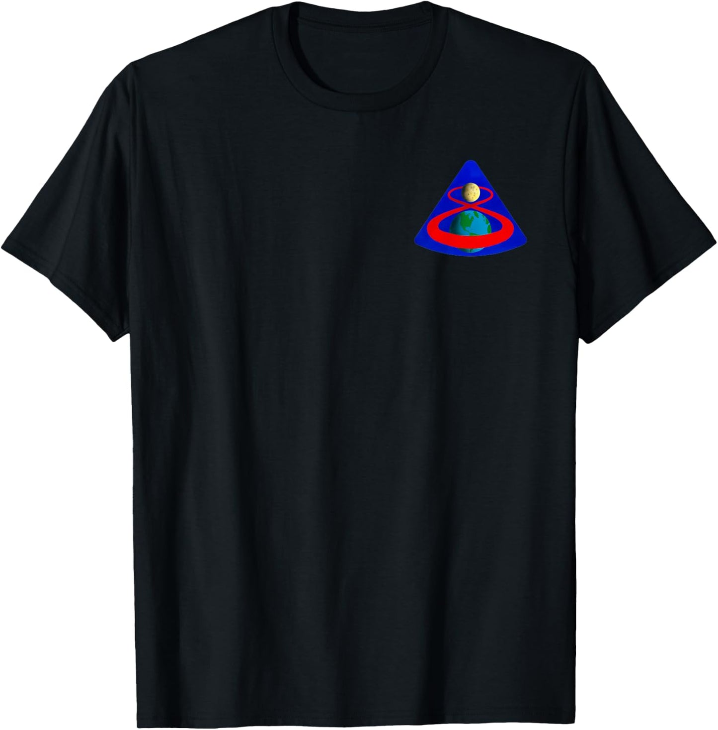NASA Apollo 8 - 50 Years Apollo Moon Landing - Pocket T-Shirt - T-Shirt | Black