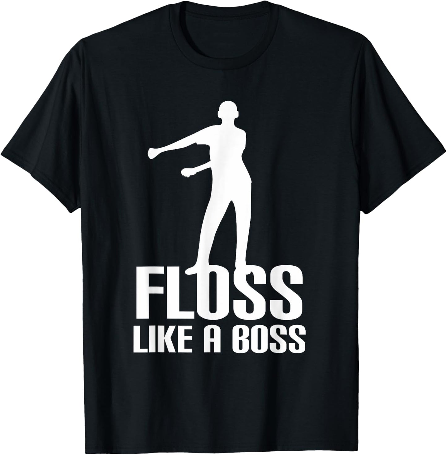 Floss Like A Boss Dance Flossing Dance Shirt Gift T-Shirt - T-Shirt | Black