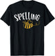Cute Spelling Bee Design - School Spelling Bee T-Shirt - T-Shirt | Black