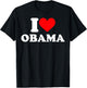 I love Obama T Shirt I heart Obama T-Shirt - T-Shirt | Black