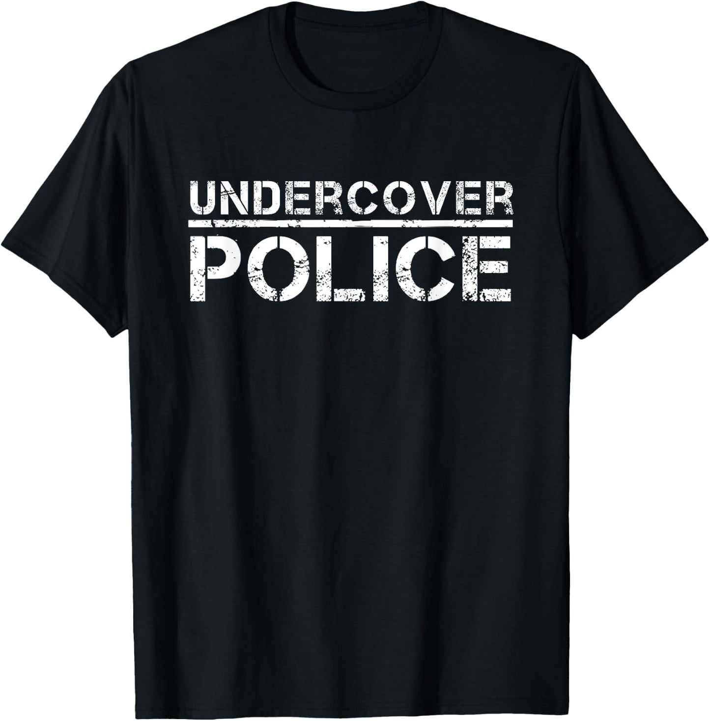Funny Ice Agent Shirt, Undercover Police - for Cops T-Shirt - T-Shirt | Black