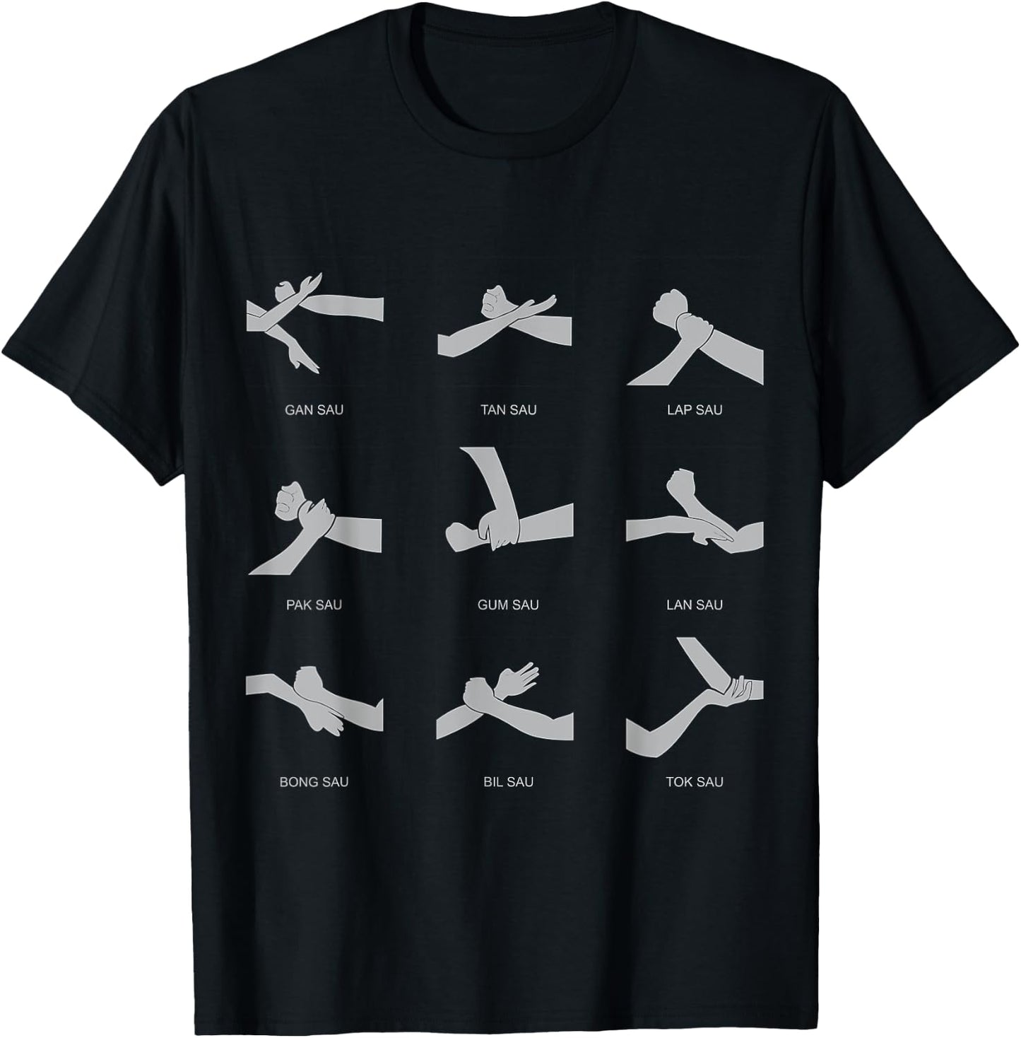 Wing Chun Kung Fu Martial Arts Gift T-Shirt - T-Shirt | Black