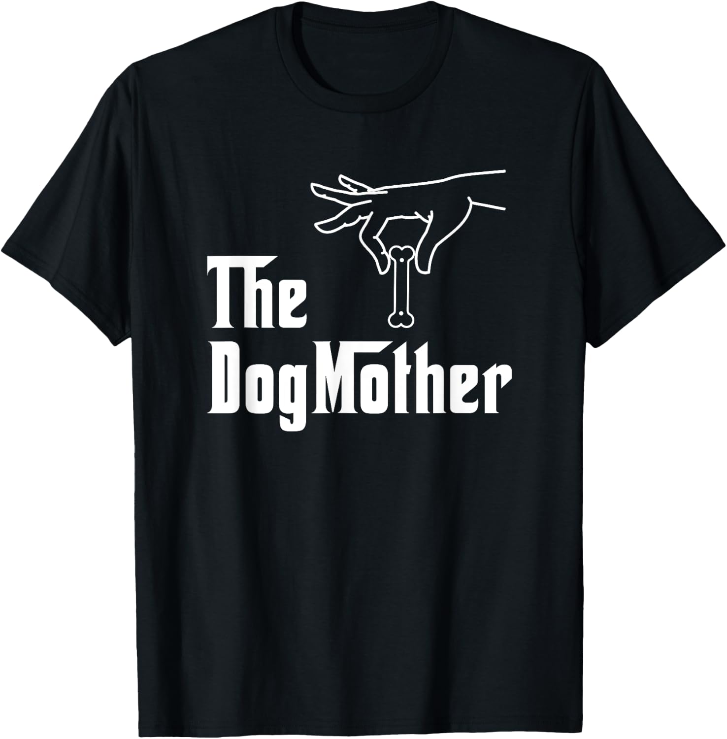 The DogMother Funny Dog Mom T-Shirt - T-Shirt | Black