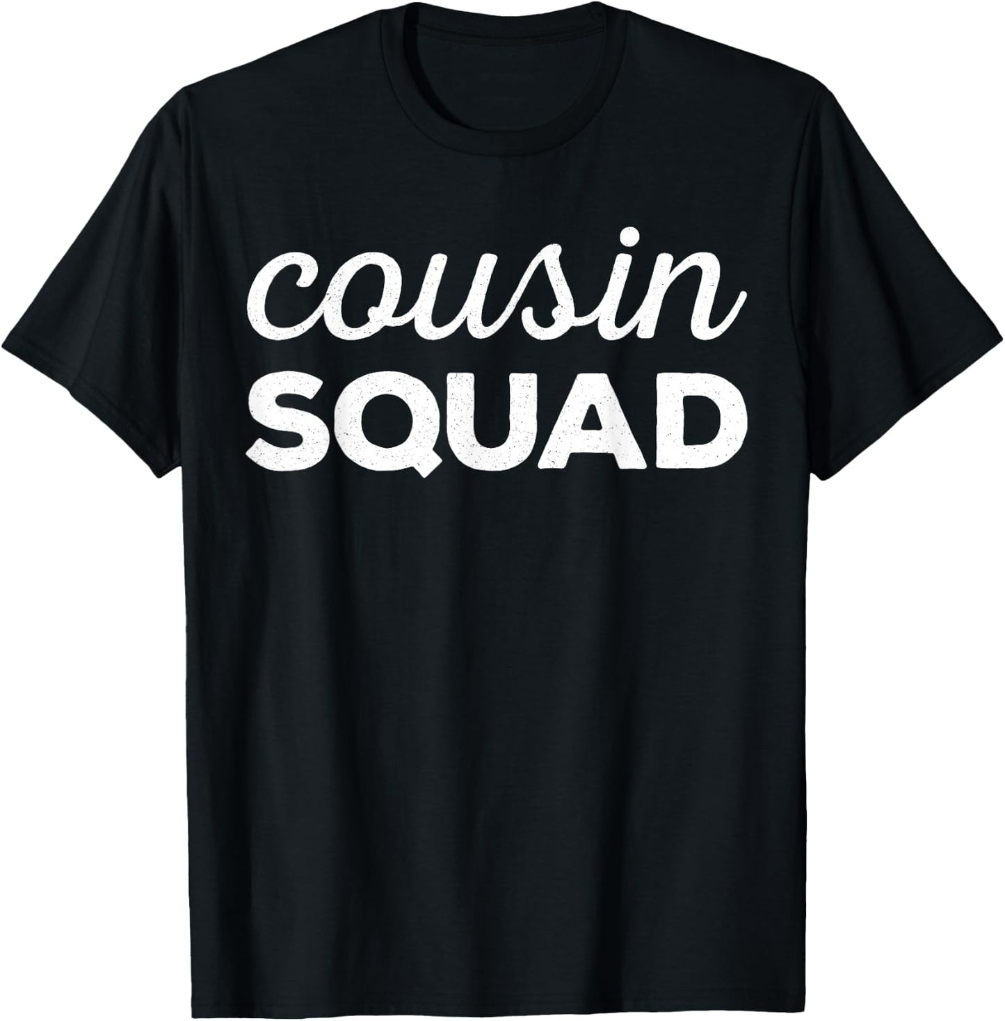 Cousin Squad Shirt Adults Kids Matching Cousin Giving Crew T-Shirt - T-Shirt | Black