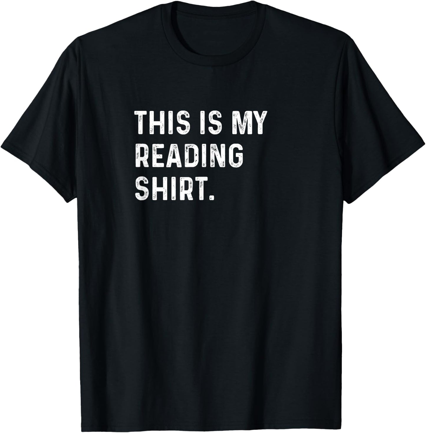 This Is My Reading Shirt - Read Book Non Fiction Club Books T-Shirt - T-Shirt | Black