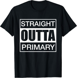 Kids Straight Outta Primary LDS Mormon Funny Kids T-Shirt - T-Shirt | Black