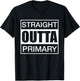 Kids Straight Outta Primary LDS Mormon Funny Kids T-Shirt - T-Shirt | Black