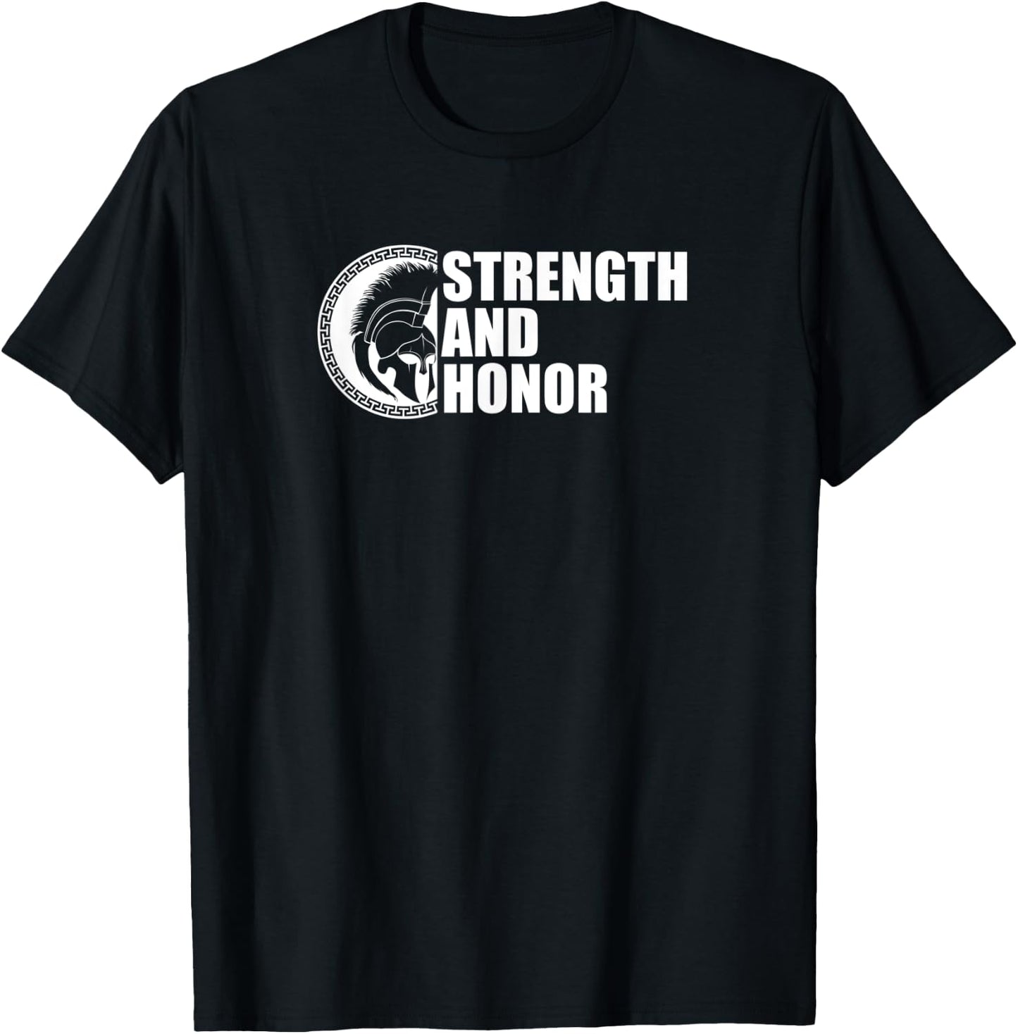 STRENGTH AND HONOR C597 Workout Gym MMA Fitness T-Shirt - T-Shirt | Black