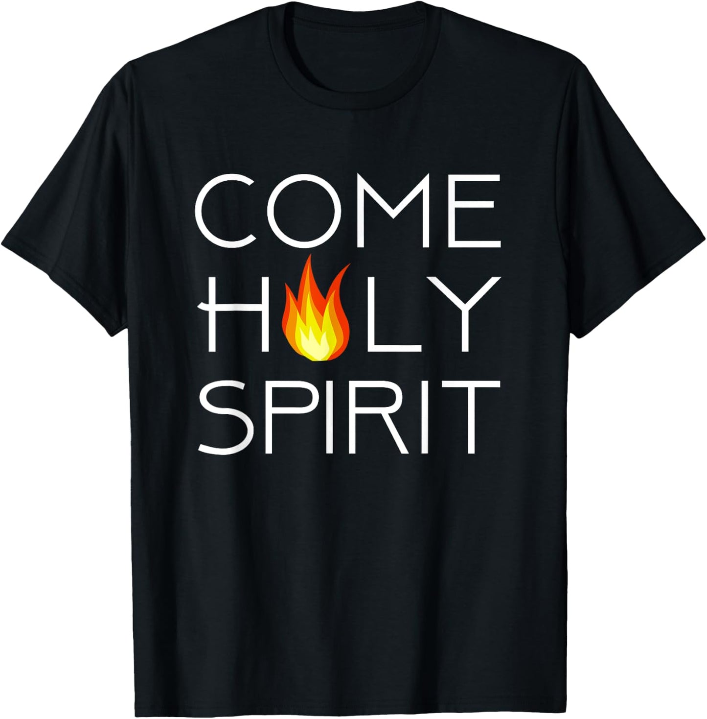 Come Holy Spirit T-Shirt - T-Shirt | Black
