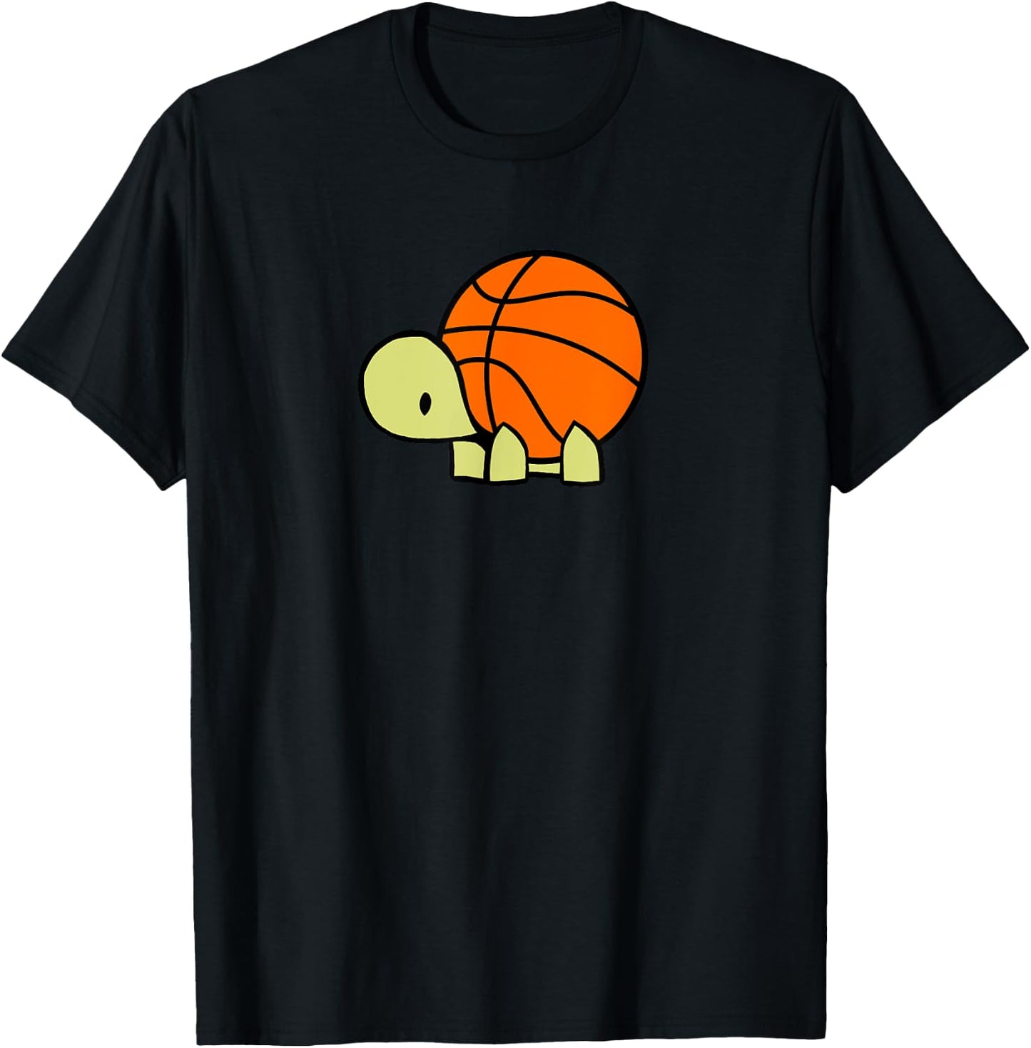 Max Turtle loves Basketball I Baller Turtles Team T-Shirt - T-Shirt | Black