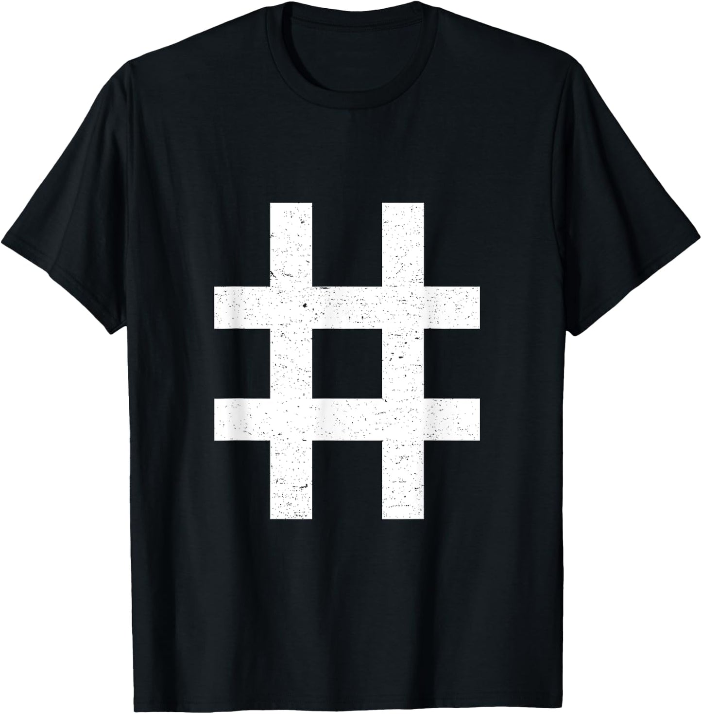 Number Sign Hashtag Pound Symbol Initial Spelling, Varsity T-Shirt - T-Shirt | Black