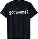 Limited Rags Got Worms? Adult Fishing - Black, Small T-Shirt - T-Shirt | Black