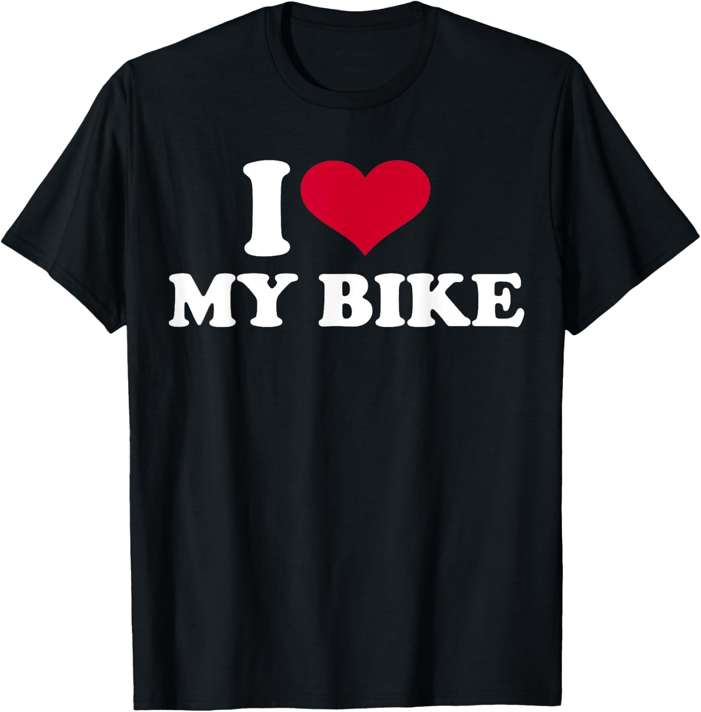 I love my bike T-Shirt - T-Shirt | Black