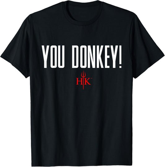 Official Hell's Kitchen You Donkey! T-Shirt - T-Shirt | Black