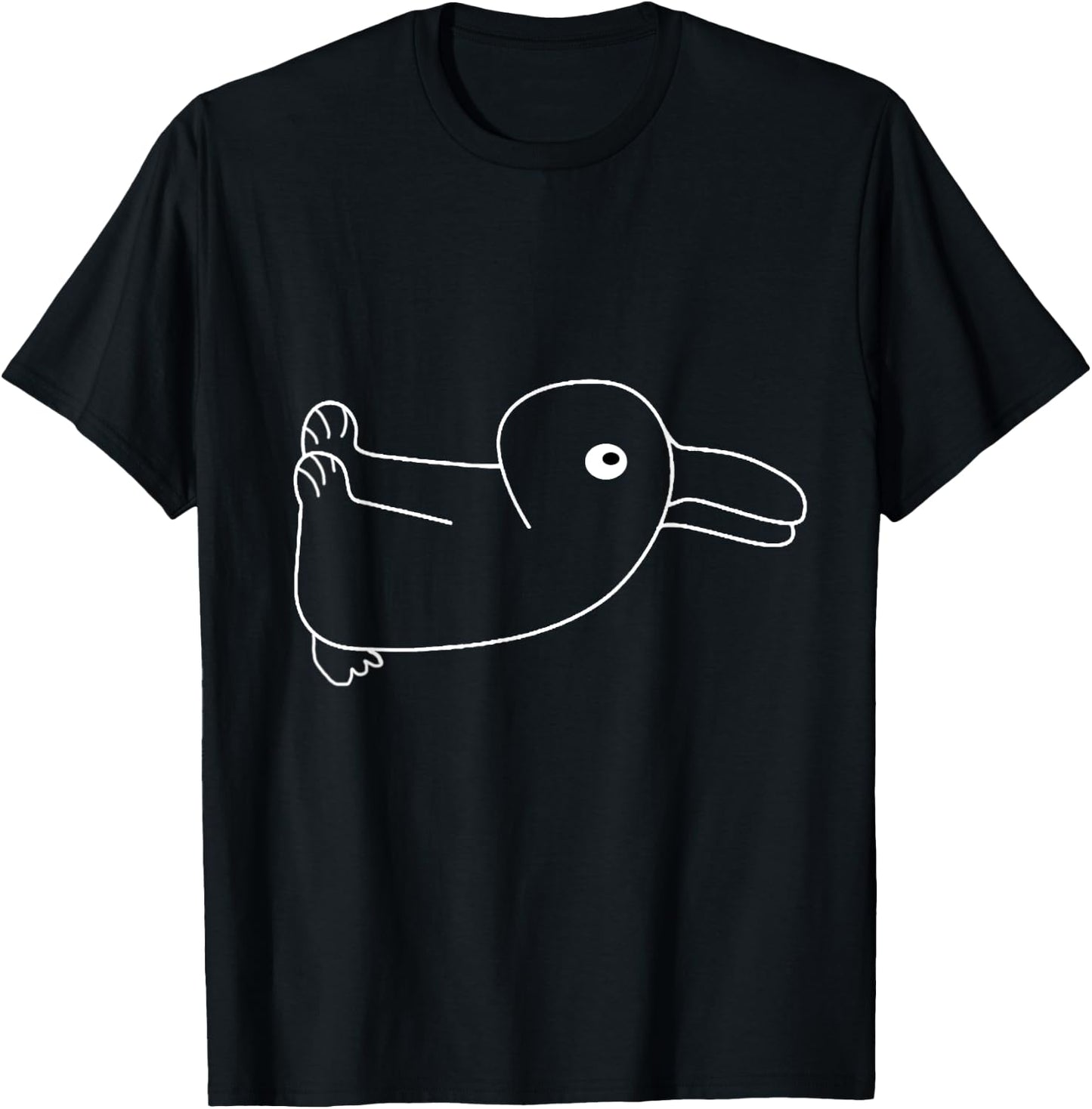 Duck Rabbit Wittgenstein Confusion Optical Illusion Logic T-Shirt - T-Shirt | Black