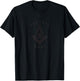 Memento Mori Masonic Symbol Black Skull T-Shirt - T-Shirt | Black