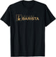 Awesome Barista Coffee Bar Baristas Espresso Gifts T-Shirt - T-Shirt | Black