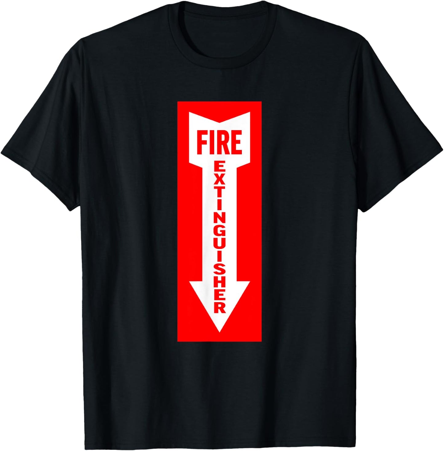 Fire Extinguisher T-Shirt - T-Shirt | Black