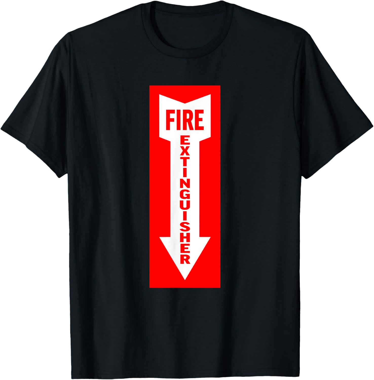 Fire Extinguisher T-Shirt - T-Shirt | Black