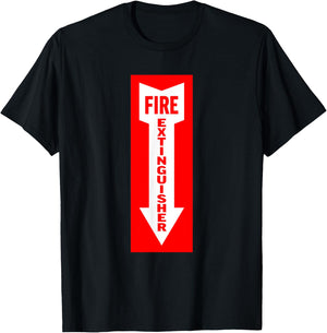 Fire Extinguisher T-Shirt - T-Shirt | Black